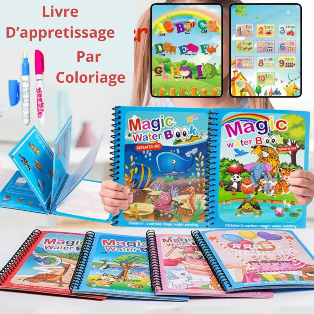 Garosa livre de coloriage à l'eau Livre de coloriage d'eau magique